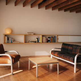 Navy Lounge Coffee Table by Emeco