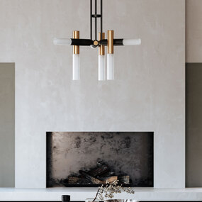 Koa Chandelier