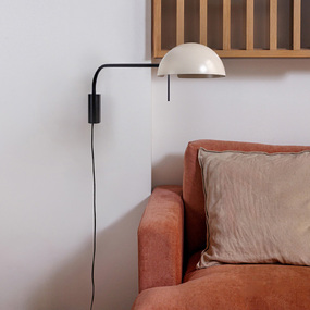 Dominica Plug In Swing Arm Wall Sconce