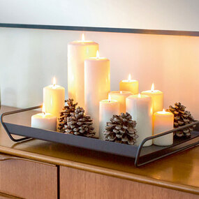 Alto Metal Tray with Handles