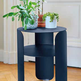 Bebop Side Table with Shelf