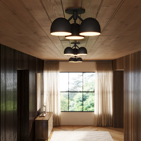 Fosso Semi Flush Ceiling Light
