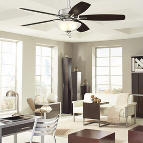 Aire Deluxe Ceiling Fan with Light by Fanimation