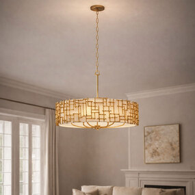 Farrah Drum Chain Pendant