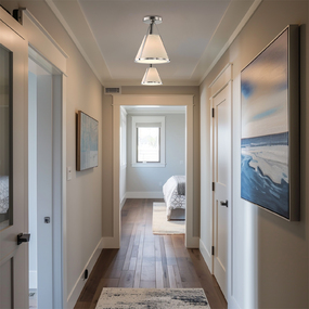 Fulton Cone Semi Flush Ceiling Light