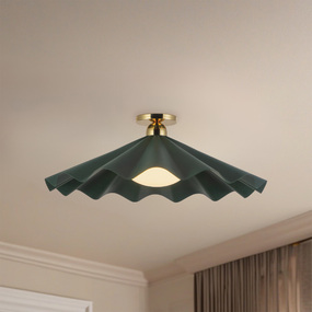 Furrow Semi Flush Ceiling Light
