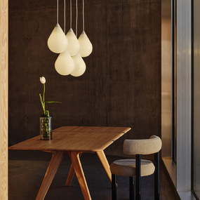 Flare Bead Linear Multi-Light Pendant