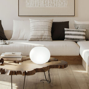 Glo-Ball Basic Zero Table Lamp by FLOS