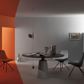 Ok Floor-to-Ceiling Pendant by FLOS