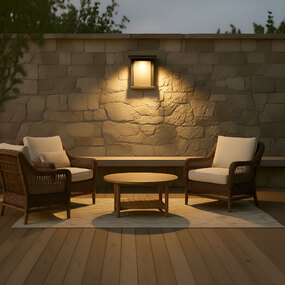Faywood Dark Sky Outdoor Wall Light by Generation Lighting