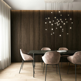 Loci Galaxy Linear Multi-Light Chandelier