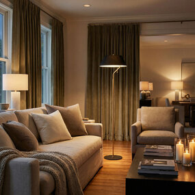 Geraldine Floor Lamp by Dainolite