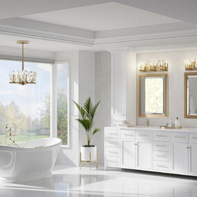 Gatsby Bathroom Vanity Light by Hubbardton Forge