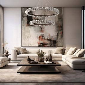 Tessera Two Tier Ring Chandelier