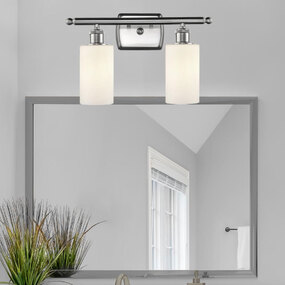 Clymer Satin Nickel Bathroom Vanity Light