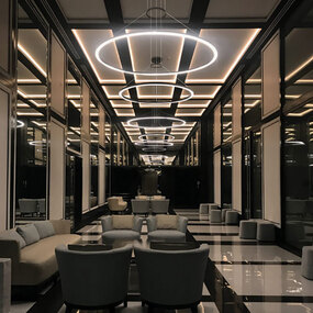 O'Hara Color Select 3-Tier Chandelier by Matteo Lighting