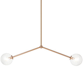 Novo Globe 2-Light Linear Pendant