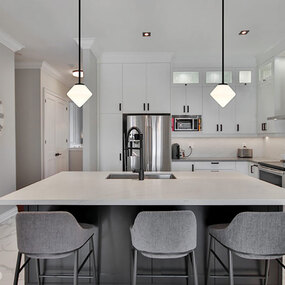 Novo Diamond Pendant by Matteo Lighting