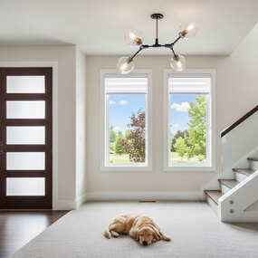 Organic Semi Flush Ceiling Light by Artcraft