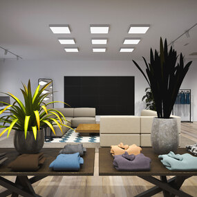 Jazz Square Ceiling Light Fixture