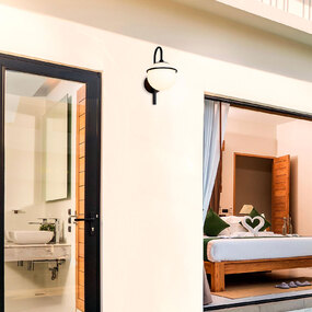 Saturn Outdoor Wall Sconce