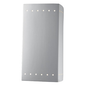 Outdoor Perforated Rectangle Downlight Wall Sconce
