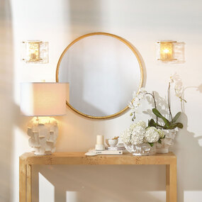 Refined Round Mirror