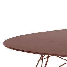 Glossy Oval Outdoor Table