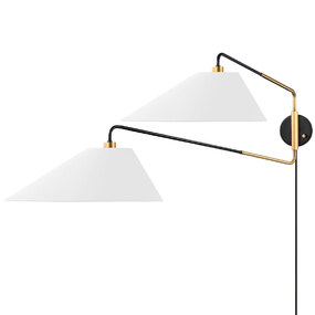 Duo Plug-in Wall Sconce
