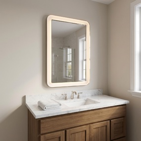 Chopin LED Illuminated Mirror by Visual Comfort Studio