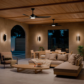 Mylo LED Outdoor Weather Plus Ceiling Fan