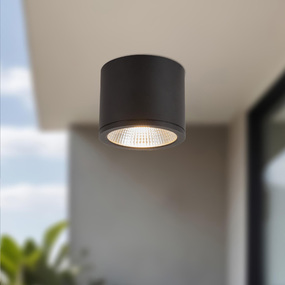 Nordic Outdoor Puck Ceiling Light