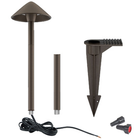 LED Cone Color-Select Path Light