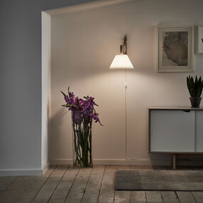 Sax Flexible Plug-In Wall Lamp w/ Tapered Shade