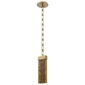 Parallel Rectangular Chain Pendant