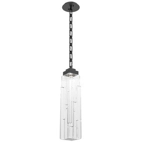 Ledgestone Rectangular Chain Pendant