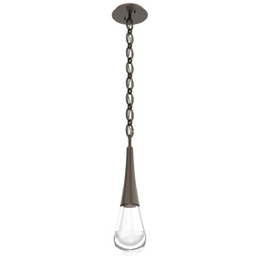 Raindrop Oval Chain Pendant