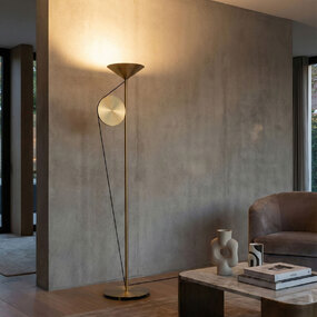 Cercle et Trait Floor Lamp