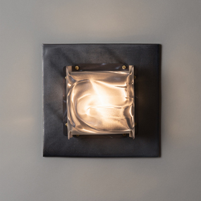 Field Square Warm Dim Wall Sconce