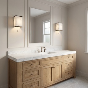 Cleor Bath Sconce by Visual Comfort Studio