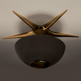 The Laddi Shade Semi Flush Ceiling Light