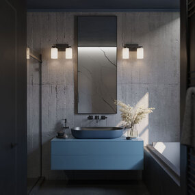 Leo Bathroom Vanity Light by AFX