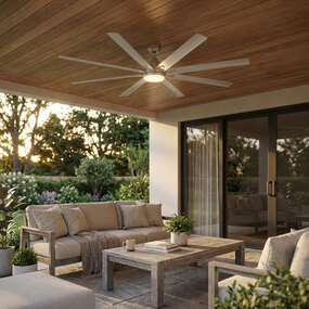 M2025 Outdoor Ceiling Fan with Light
