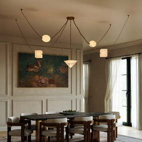 Mineral Color-Select Chandelier