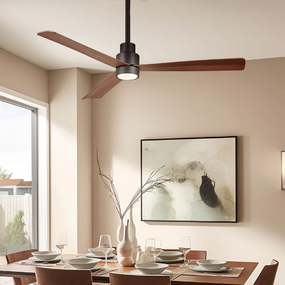 Simple Ceiling Fan with Light