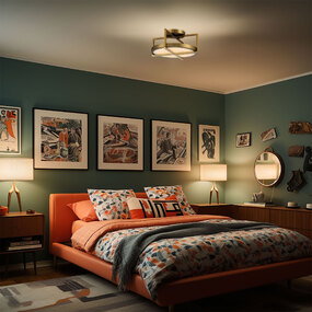 Boada Semi Flush Ceiling Light