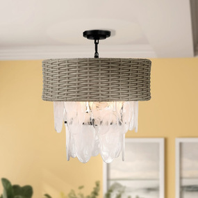 Breakers Isle Convertible Semi Flush Pendant