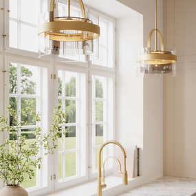 Ravik Convertible Semi Flush Ceiling / Pendant