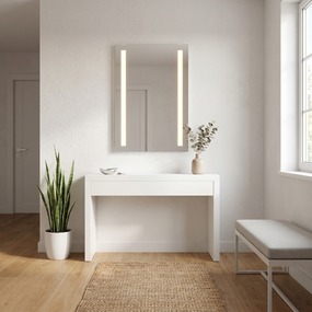 Lustro Tall Illuminated LED Mirror by Generation Lighting