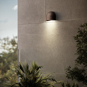Mask Outdoor Wall Sconce
